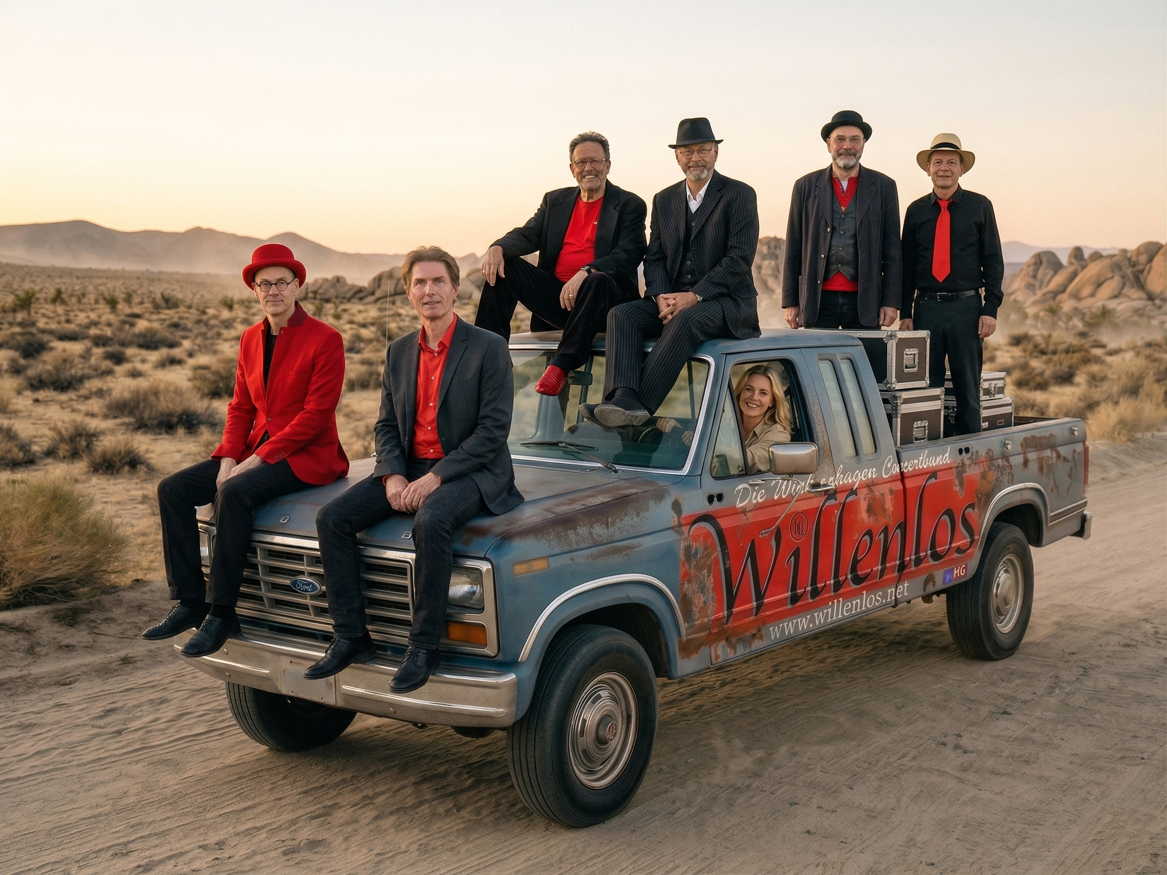 Willenlos Band im 50er Ford